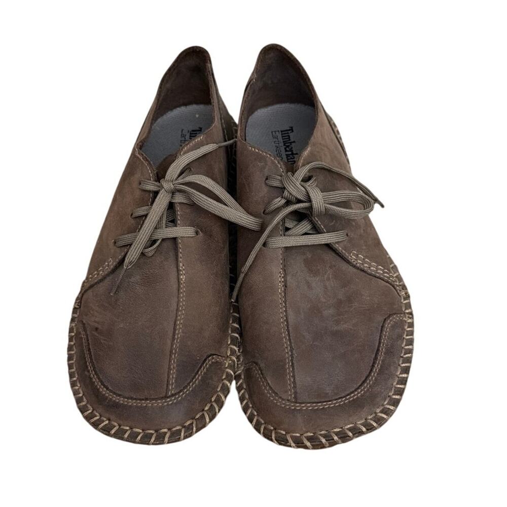 Timberland Earthkeepers Front Country Lounger Oxford Shoes Brown Leather Mens 9